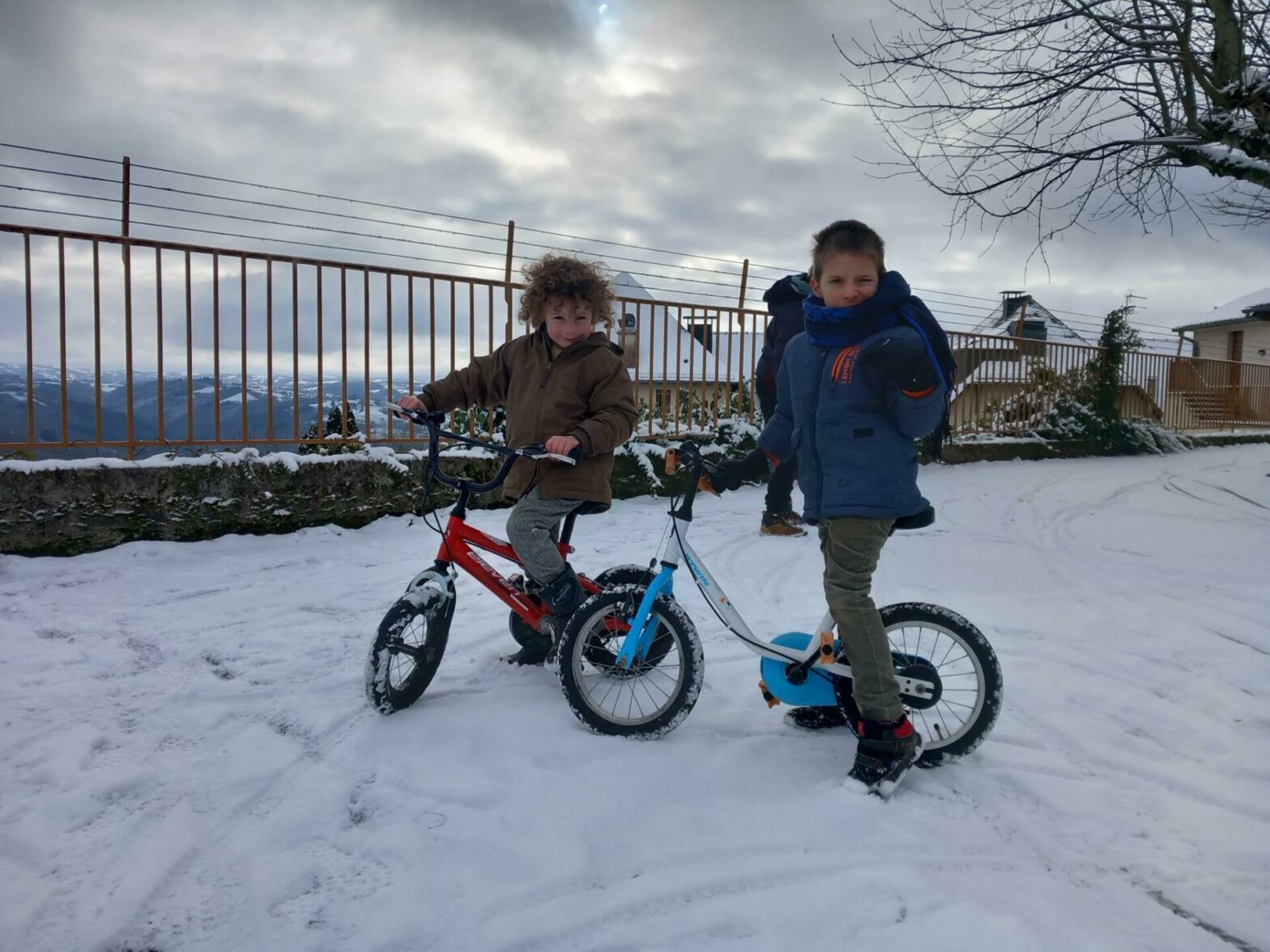 Il neige sur Saint-Hippolyte !